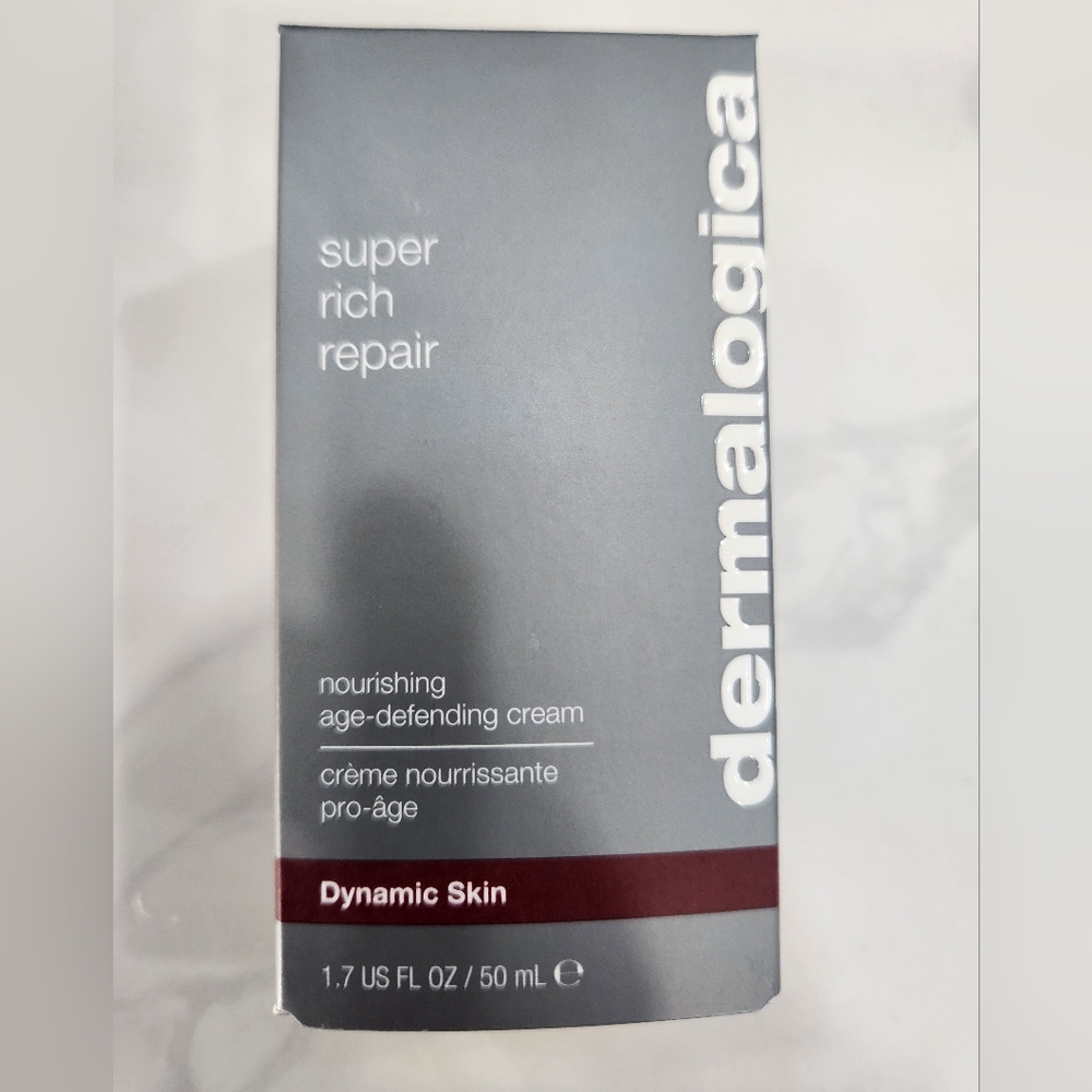 dermalogica Super Rich Repair Cream - Gray with Burgundy Accent